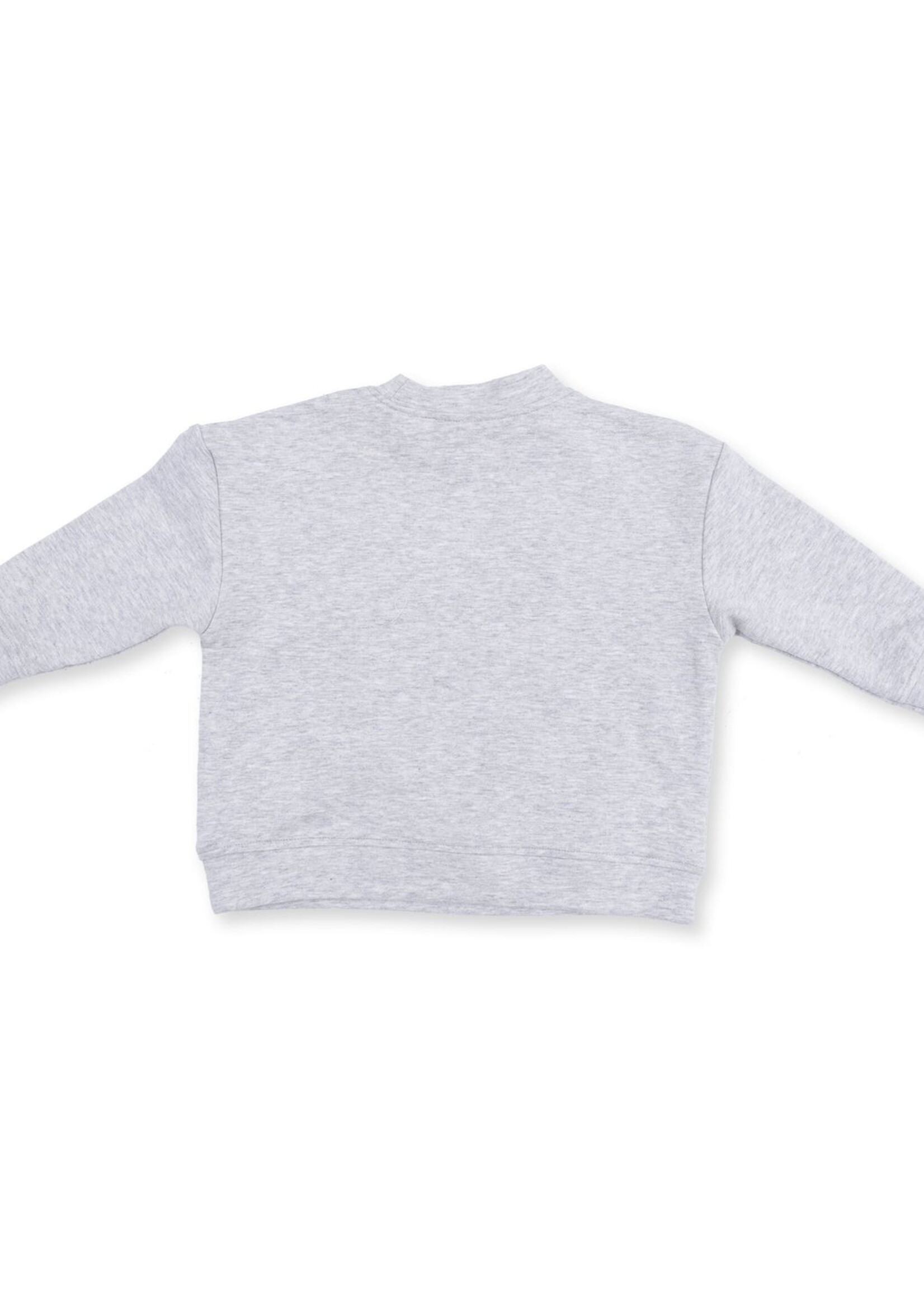 Angel Dear Football Navy Drop Sleeve Sweatshirt