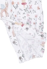 Angel Dear Enchanted Woodland Smocked Long Sleeve Romper