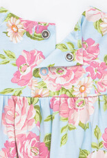 Angel Dear Angeline Floral Smocked Long Sleeve Romper