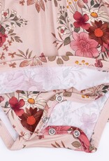 Angel Dear Sabrina Floral L/S Ruffle Bodysuit Dress
