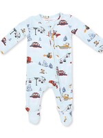 Angel Dear Snow Cats 2 Way Zipper Footie