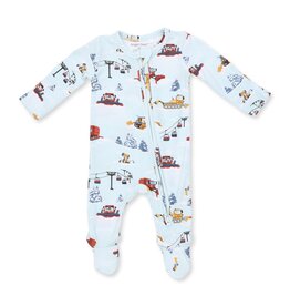 Angel Dear Snow Cats 2 Way Zipper Footie
