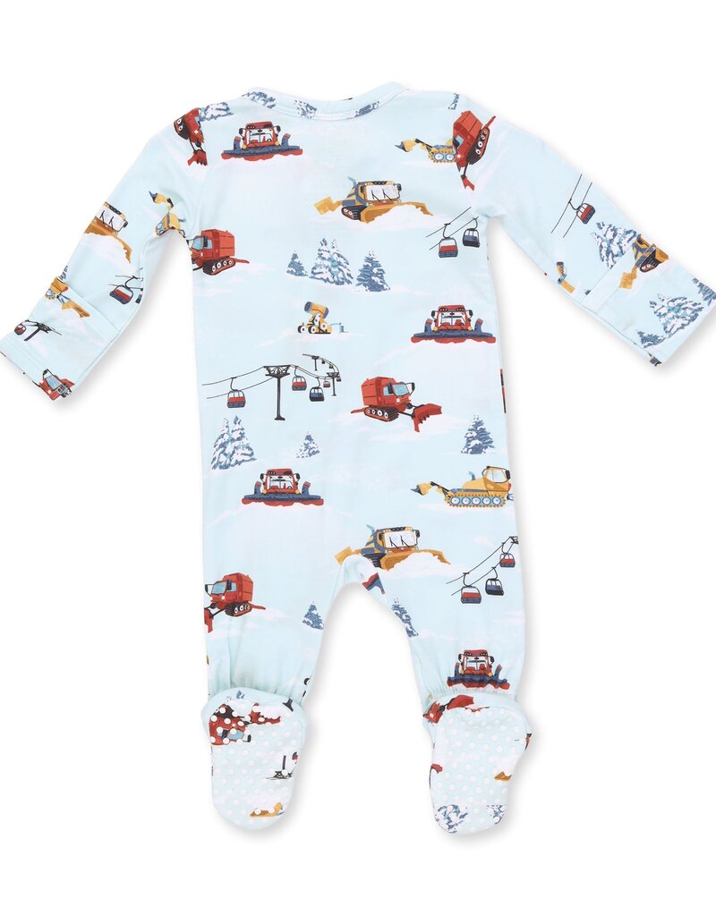 Angel Dear Snow Cats 2 Way Zipper Footie