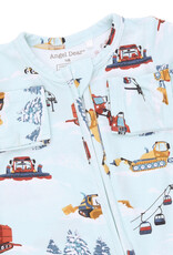 Angel Dear Snow Cats 2 Way Zipper Footie