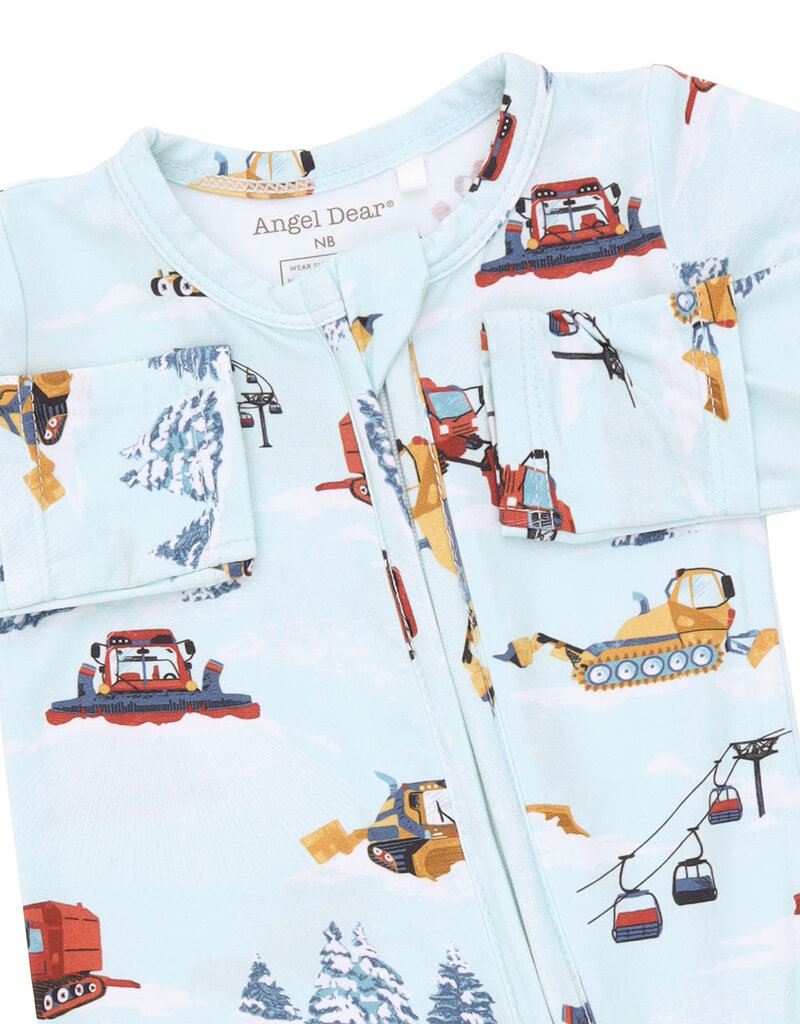 Angel Dear Snow Cats 2 Way Zipper Footie