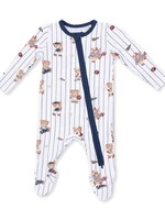 Angel Dear Mixed Sports Bears 2 Way Zipper Footie