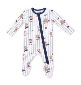 Angel Dear Mixed Sports Bears 2 Way Zipper Footie