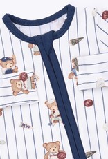 Angel Dear Mixed Sports Bears 2 Way Zipper Footie