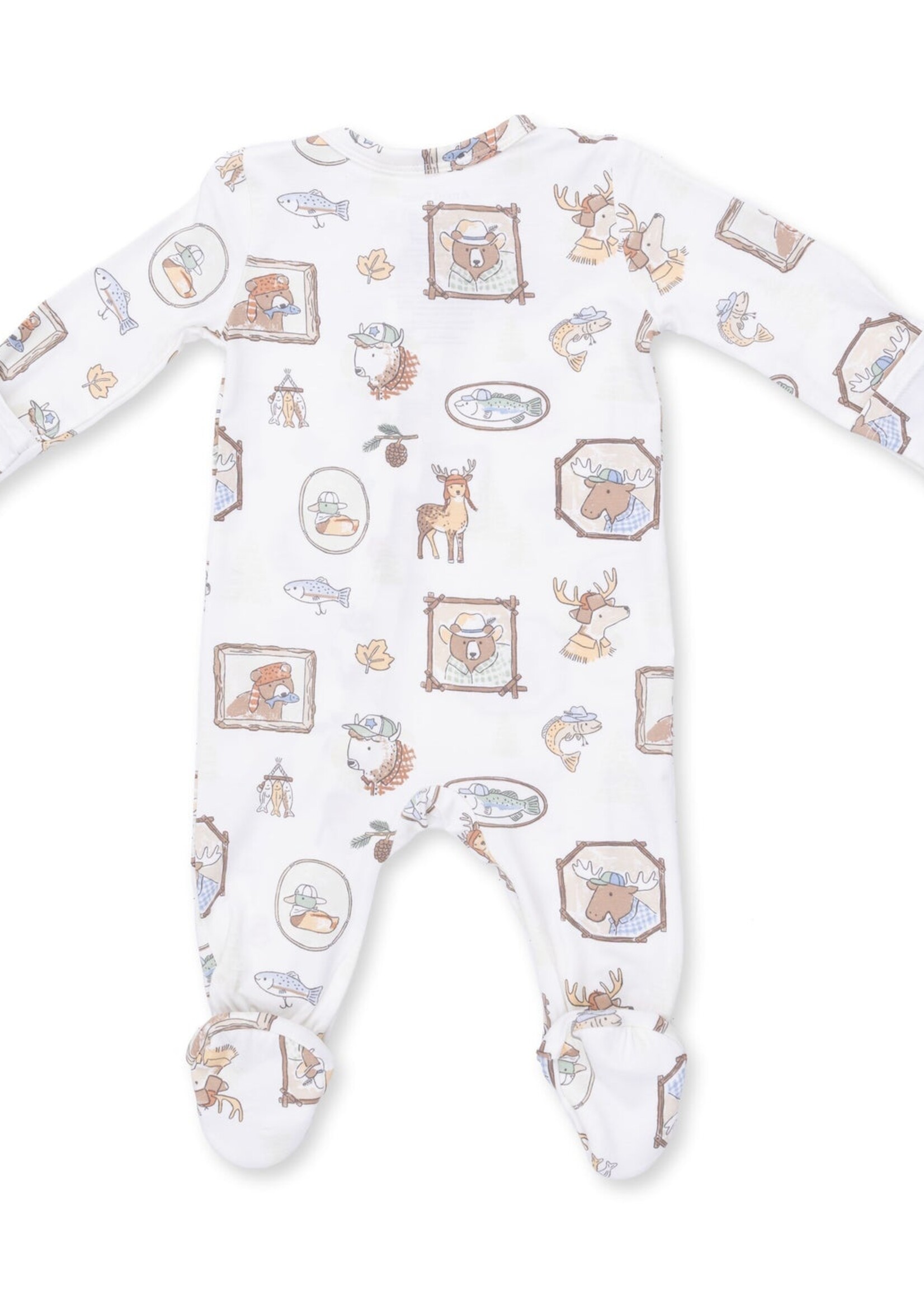 Angel Dear Woodson's Family Cabin 2 Way Zipper Footie