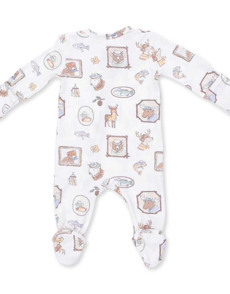 Angel Dear Woodson's Family Cabin 2 Way Zipper Footie