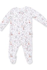 Angel Dear Enchanted Woodland 2 Way Ruffle Back Zipper Footie