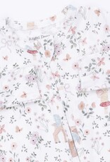 Angel Dear Enchanted Woodland 2 Way Ruffle Back Zipper Footie