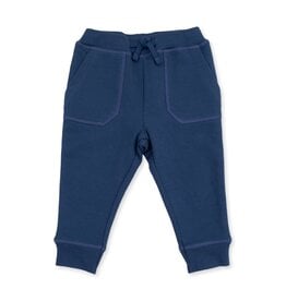 Angel Dear Solid Insignia Blue Jogger Pant