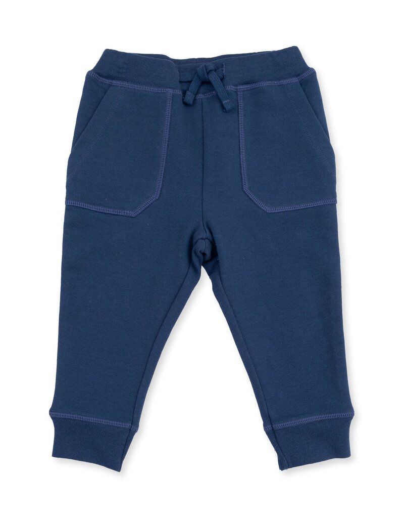 Angel Dear Solid Insignia Blue Jogger Pant