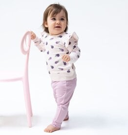 Angel Dear Violetta Floral Ruffle Sweatshirt and Legging