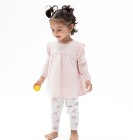 Angel Dear Veiled Pink Bows -L/S Sweatshirt w/Ruffles and Leggings