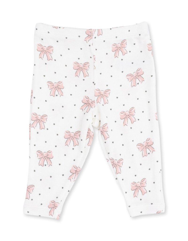 Angel Dear Veiled Pink Bows -L/S Sweatshirt w/Ruffles and Leggings