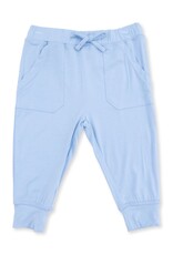 Angel Dear Football Stripe Long Sleeve Henley and Jogger