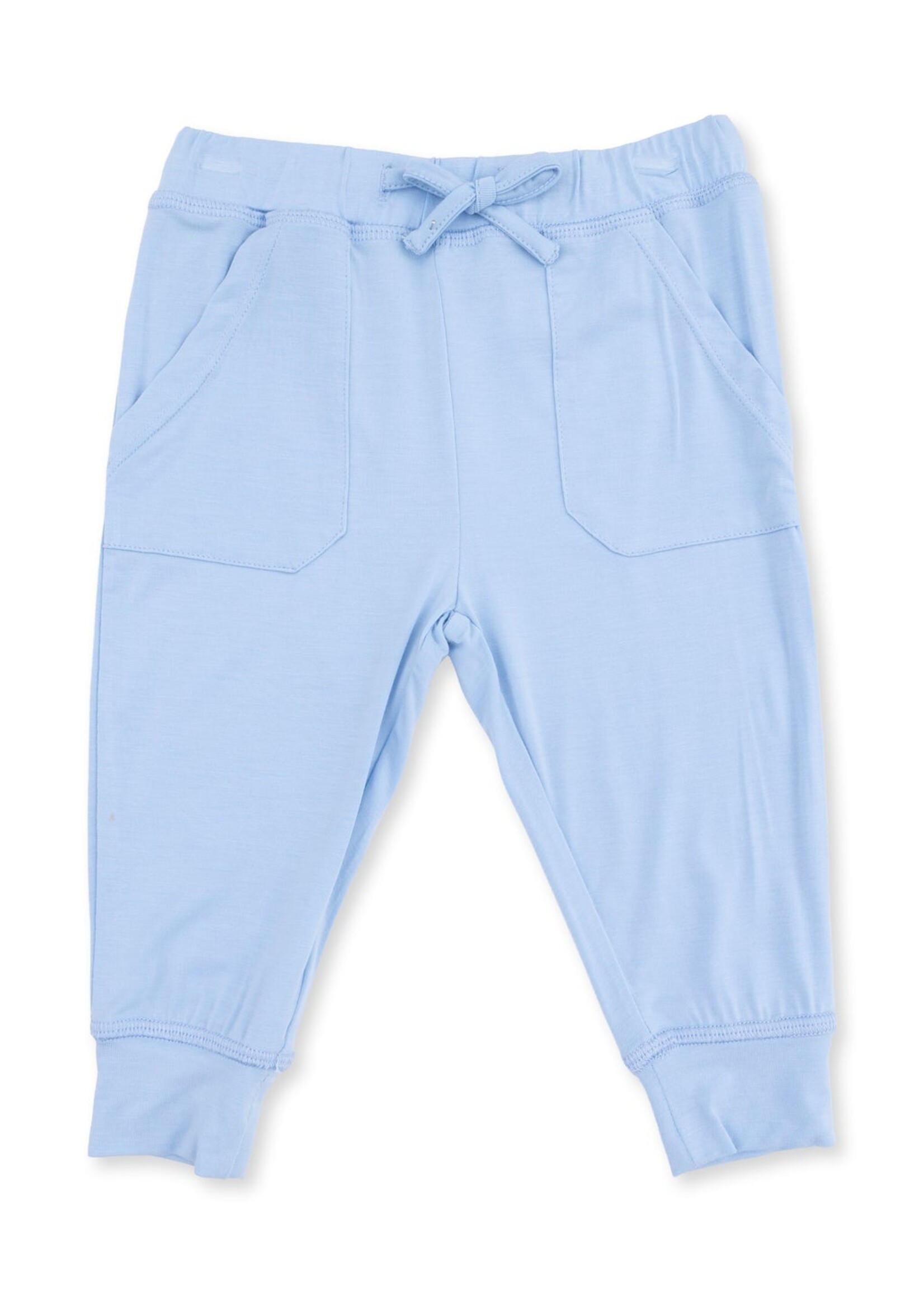 Angel Dear Football Stripe Long Sleeve Henley and Jogger