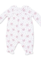 Angel Dear Bows and Hearts Cuffed Sleeve Romper