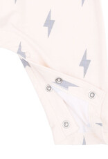 Angel Dear Lightning Bolt Viscose Long Sleeve Raglan Henley Romper