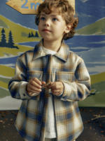 Mayoral Black Plaid Jacket