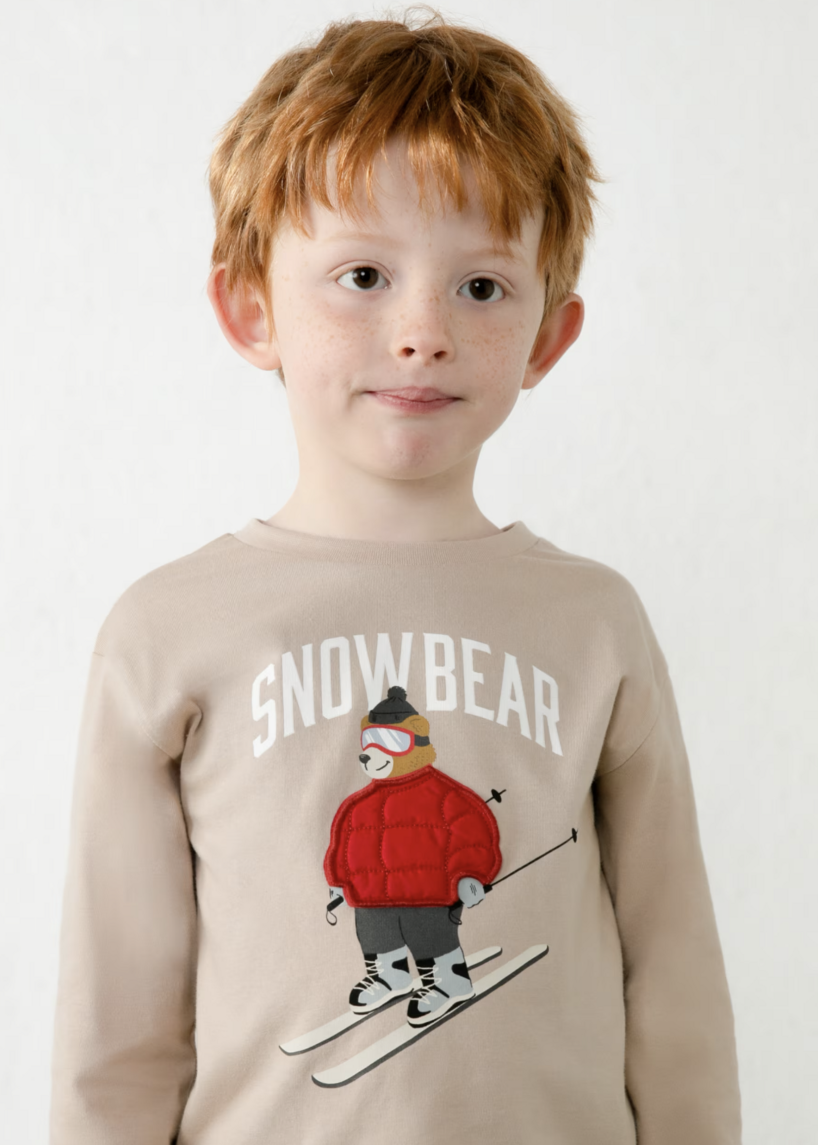 Mayoral L/S Tee w/Snowbear