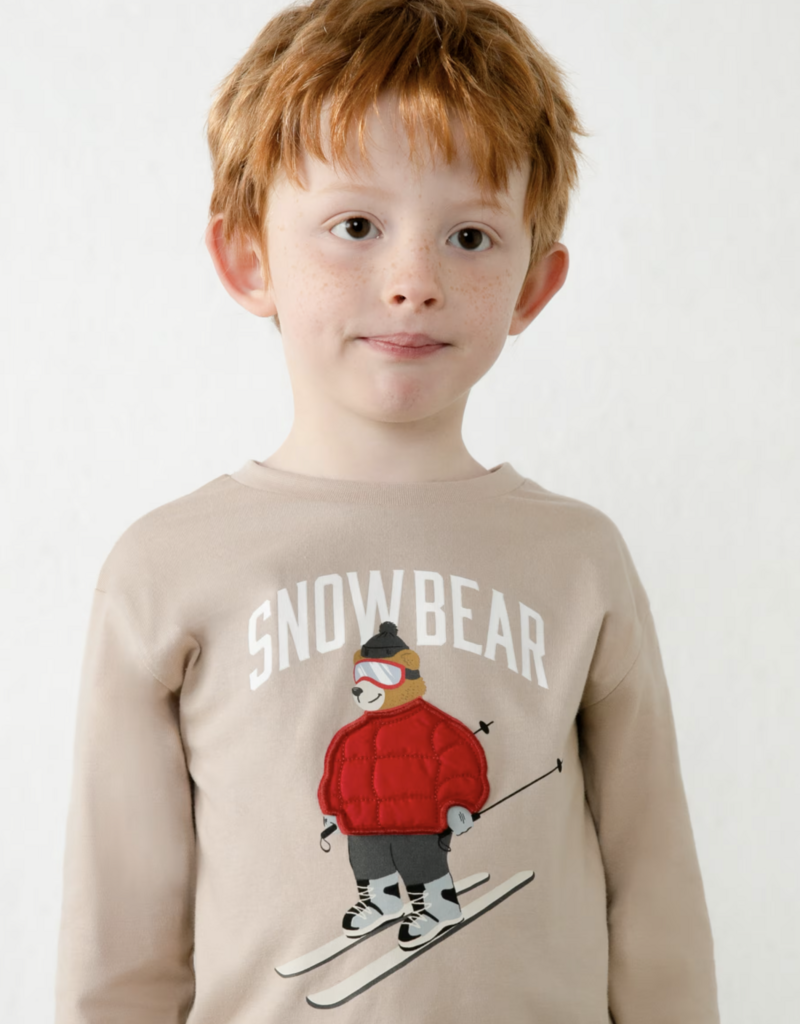 Mayoral L/S Tee w/Snowbear