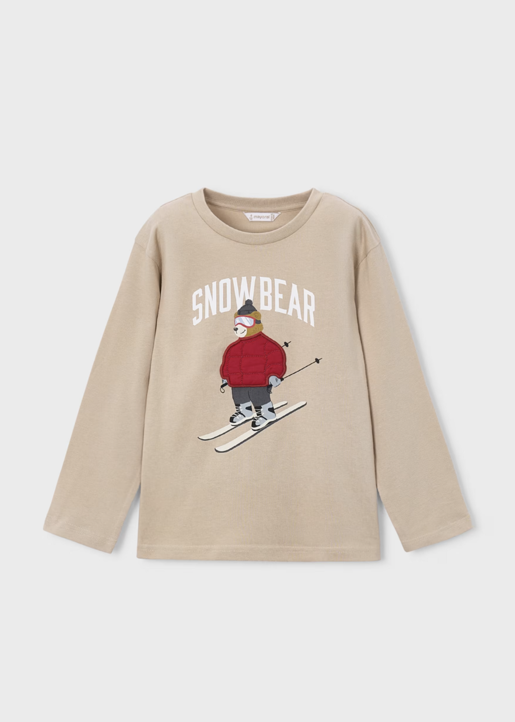 Mayoral L/S Tee w/Snowbear