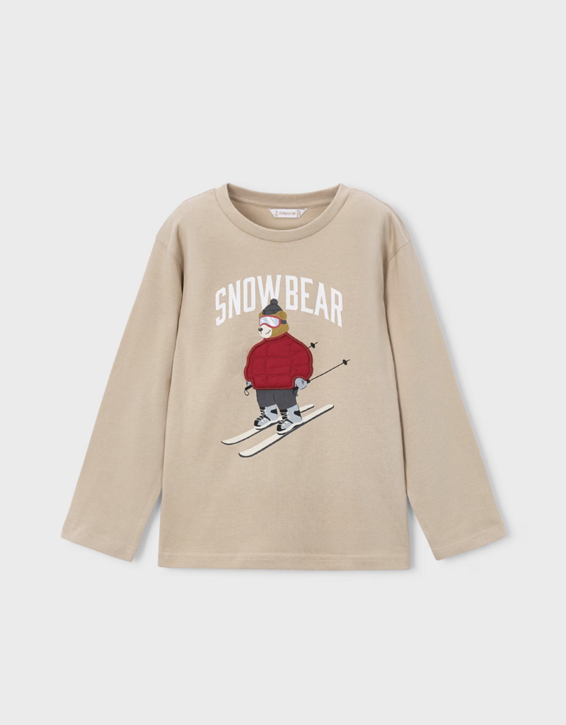 Mayoral L/S Tee w/Snowbear