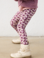 Mayoral Violet Heart Print Leggings