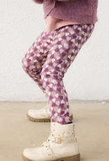 Mayoral Violet Heart Print Leggings