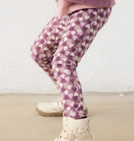 Mayoral Violet Heart Print Leggings