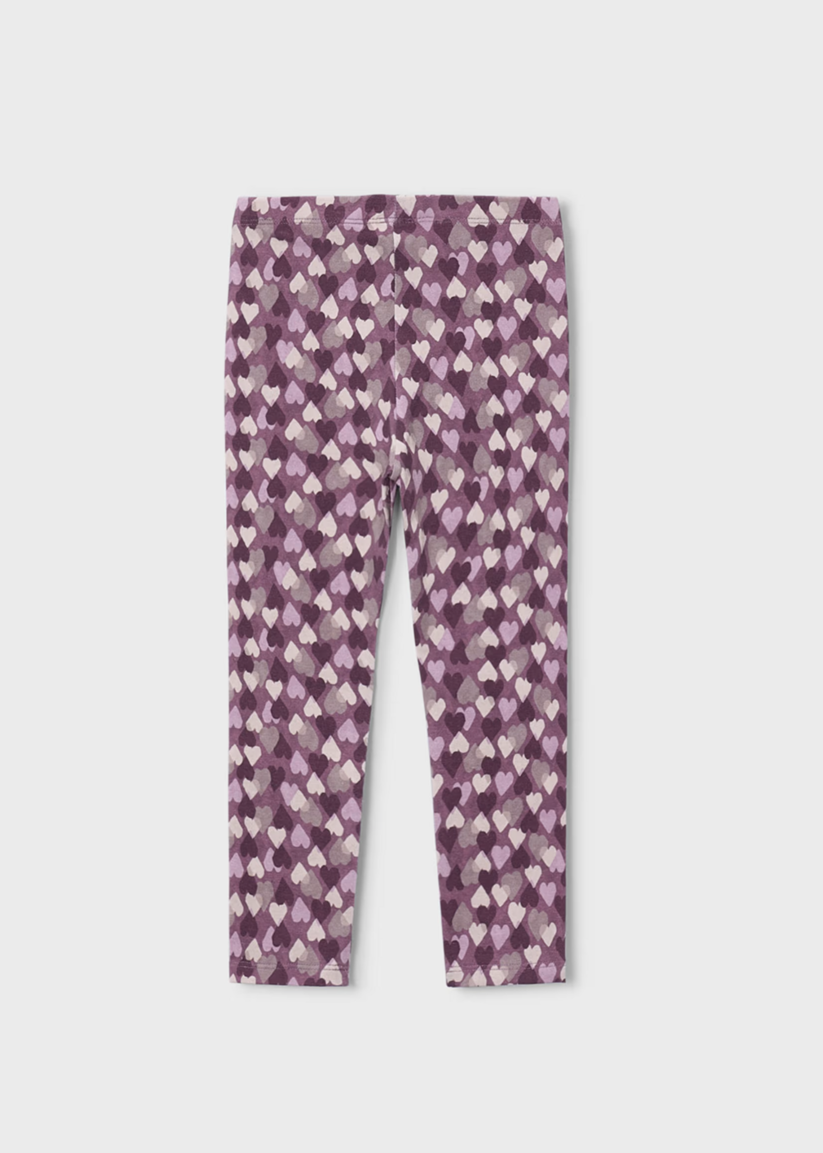 Mayoral Violet Heart Print Leggings