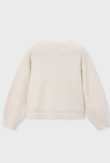 Mayoral Cream Sweater w/Poodle