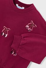 Mayoral Embroidered Pullover w/Cherries