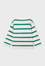 Mayoral L/S Green Stripe T-Shirt