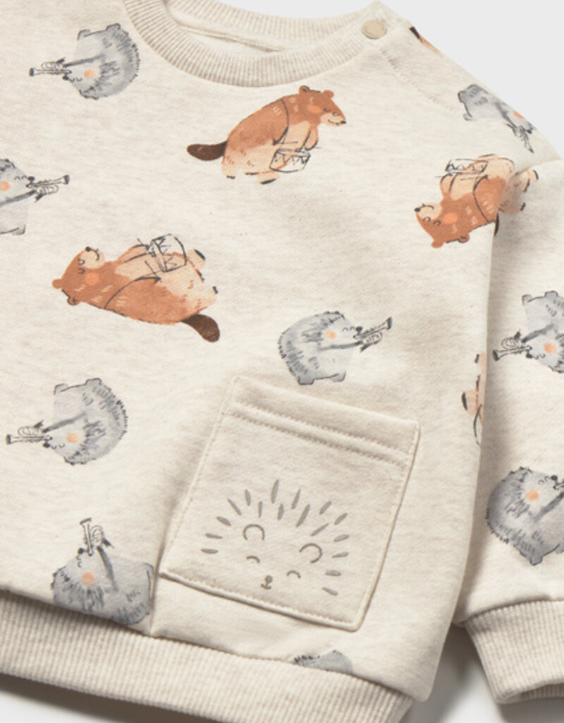Mayoral Animal Patterned Pullover