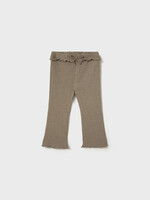 Mayoral Ribbed Flare Leggings Brown