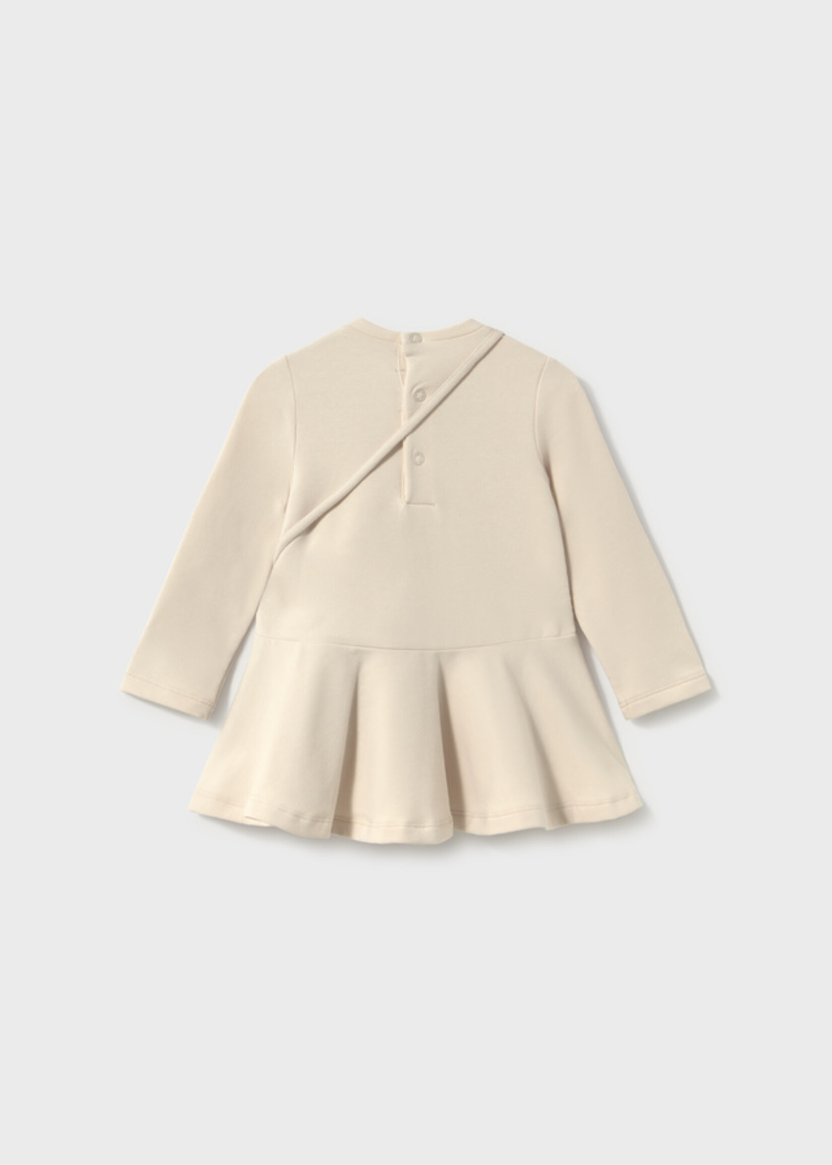 Mayoral Fleece Combined Dress w/Purse