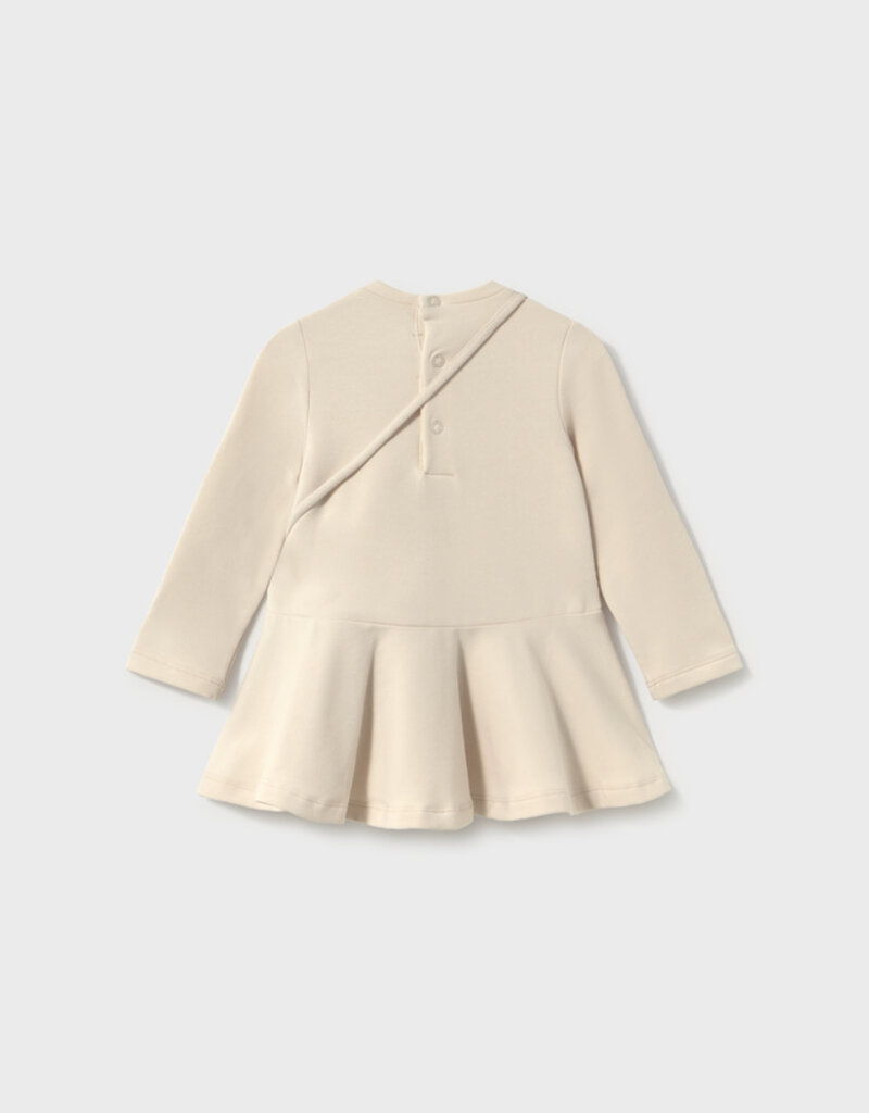 Mayoral Fleece Combined Dress w/Purse