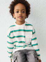 Mayoral L/S Green Stripe T-Shirt