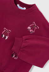 Mayoral Embroidered Pullover w/Cherries
