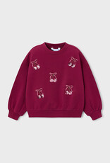 Mayoral Embroidered Pullover w/Cherries