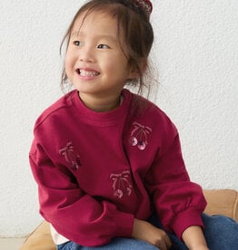 Mayoral Embroidered Pullover w/Cherries