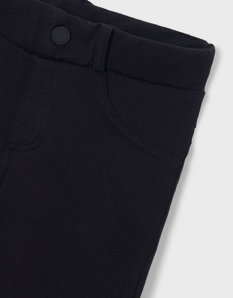 Mayoral Girls Fleece Basic Black Pant