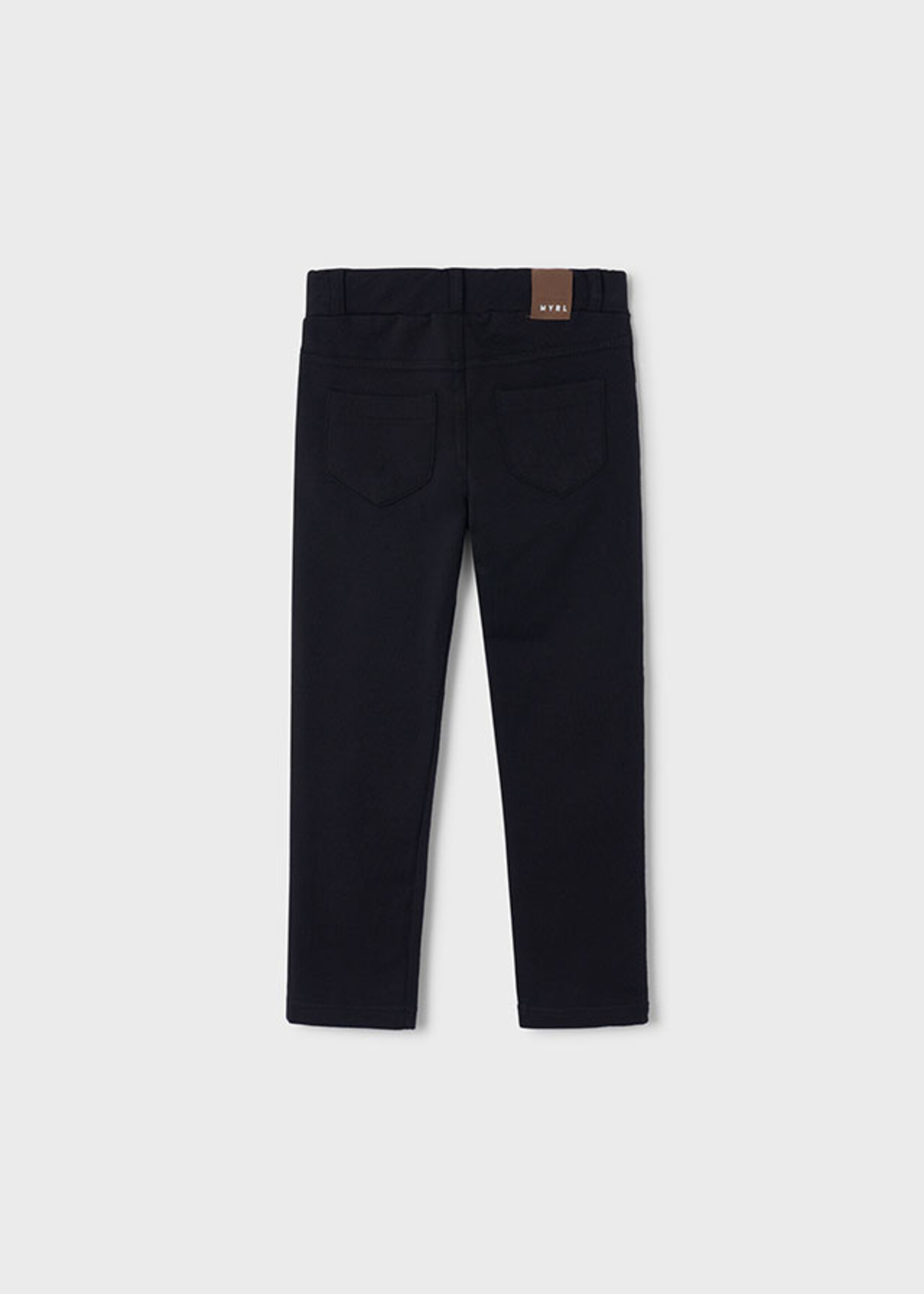 Mayoral Girls Fleece Basic Black Pant