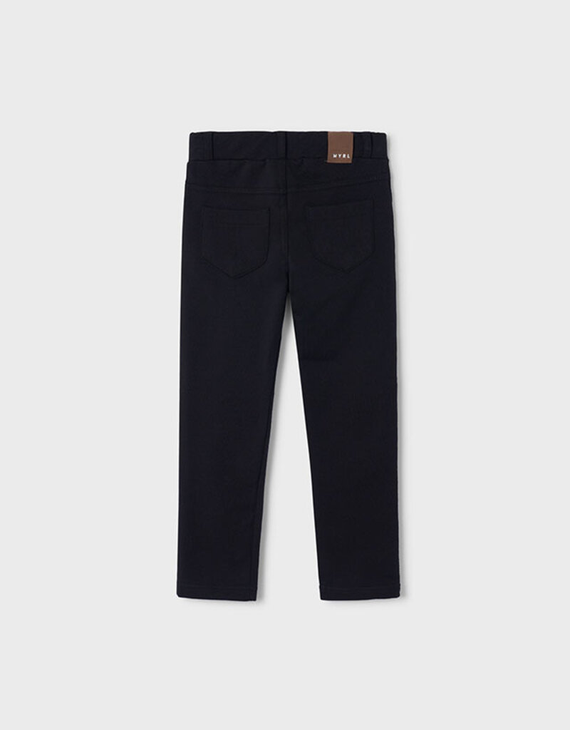 Mayoral Girls Fleece Basic Black Pant