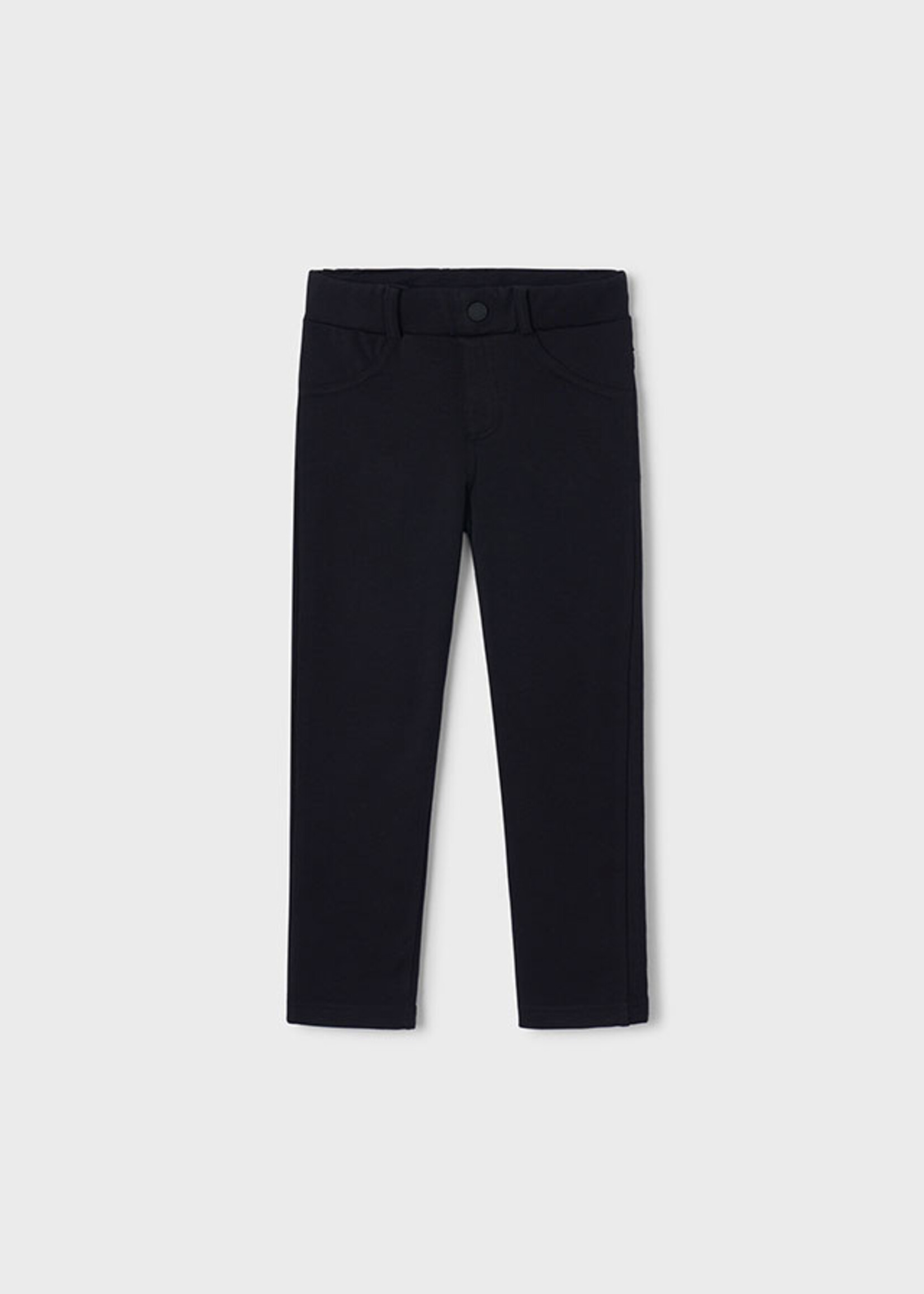 Mayoral Girls Fleece Basic Black Pant