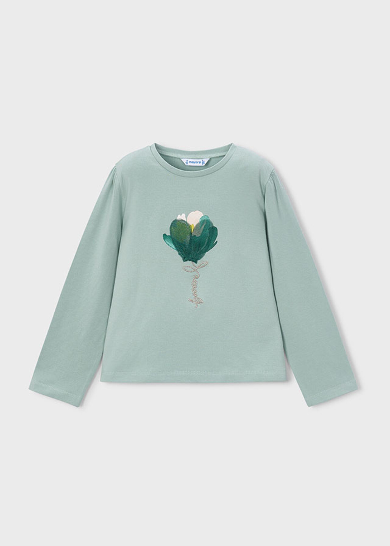 Mayoral L/S Pastel Green Tee
